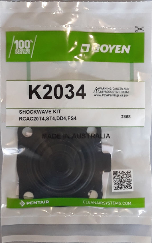 K2034 Goyen Diaphragm Valve Repair Kit